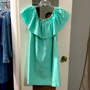 off the shoulder mint dress XL